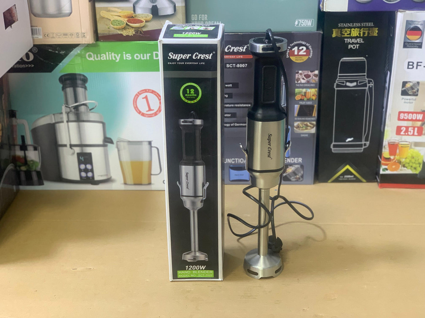 Super Crest Hand Blender|1200W|SCT-7027