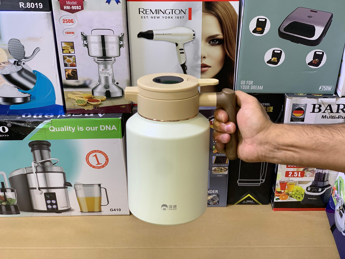 D-Kadi Tea and Coffee Thermos SUS 304 Stainless Steel Model 9096 1900ml