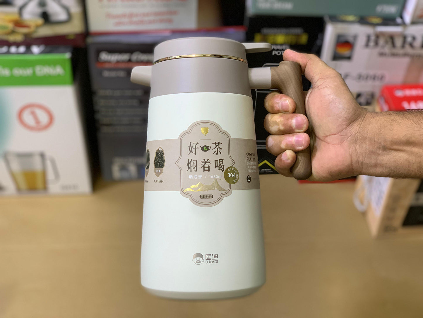 D Kadi Tea Thermos, SUS 304 Stainless Steel Tea pots