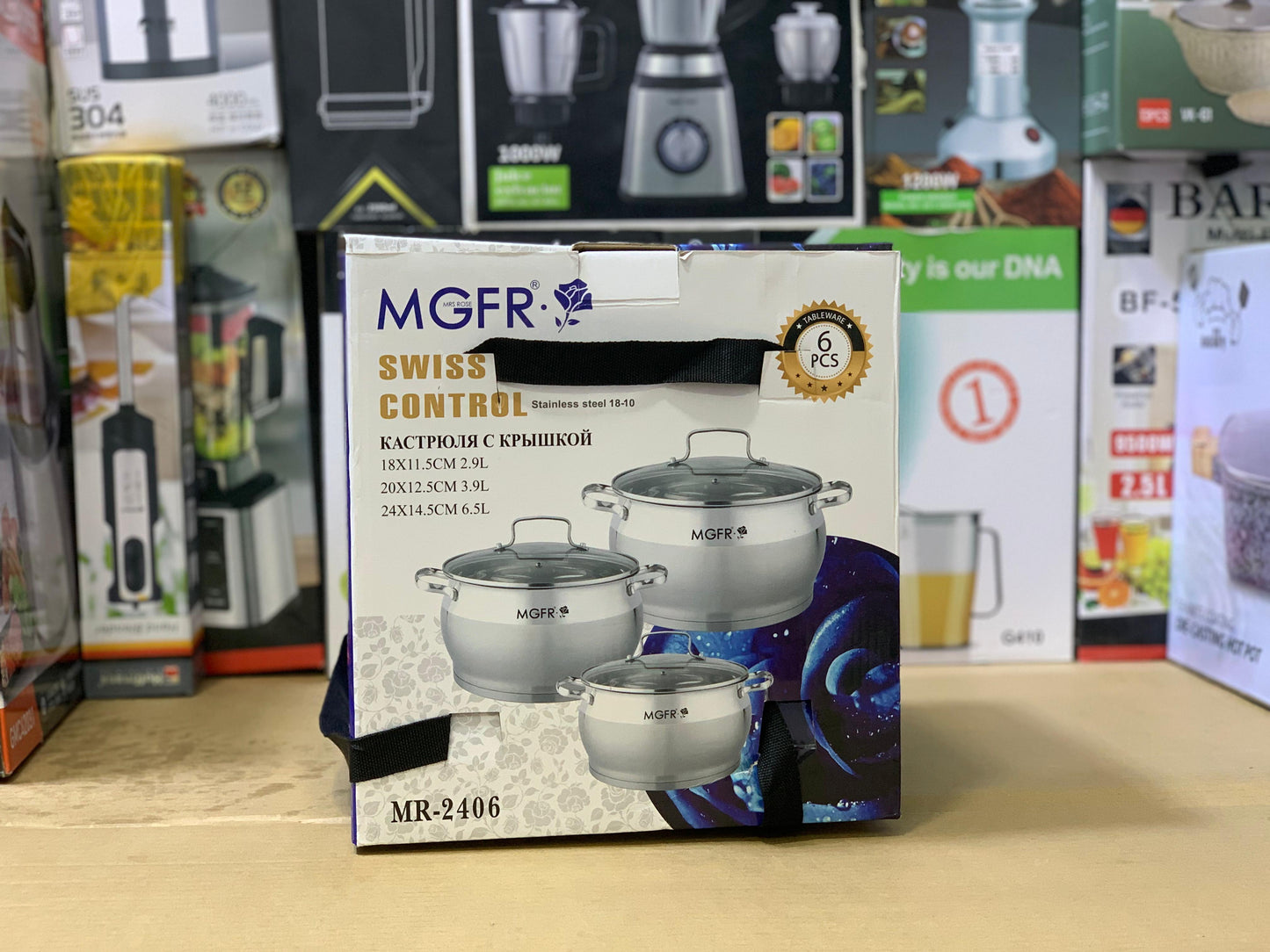 MGRF Swiss Control Stainless steel 6 pcs | 18-10