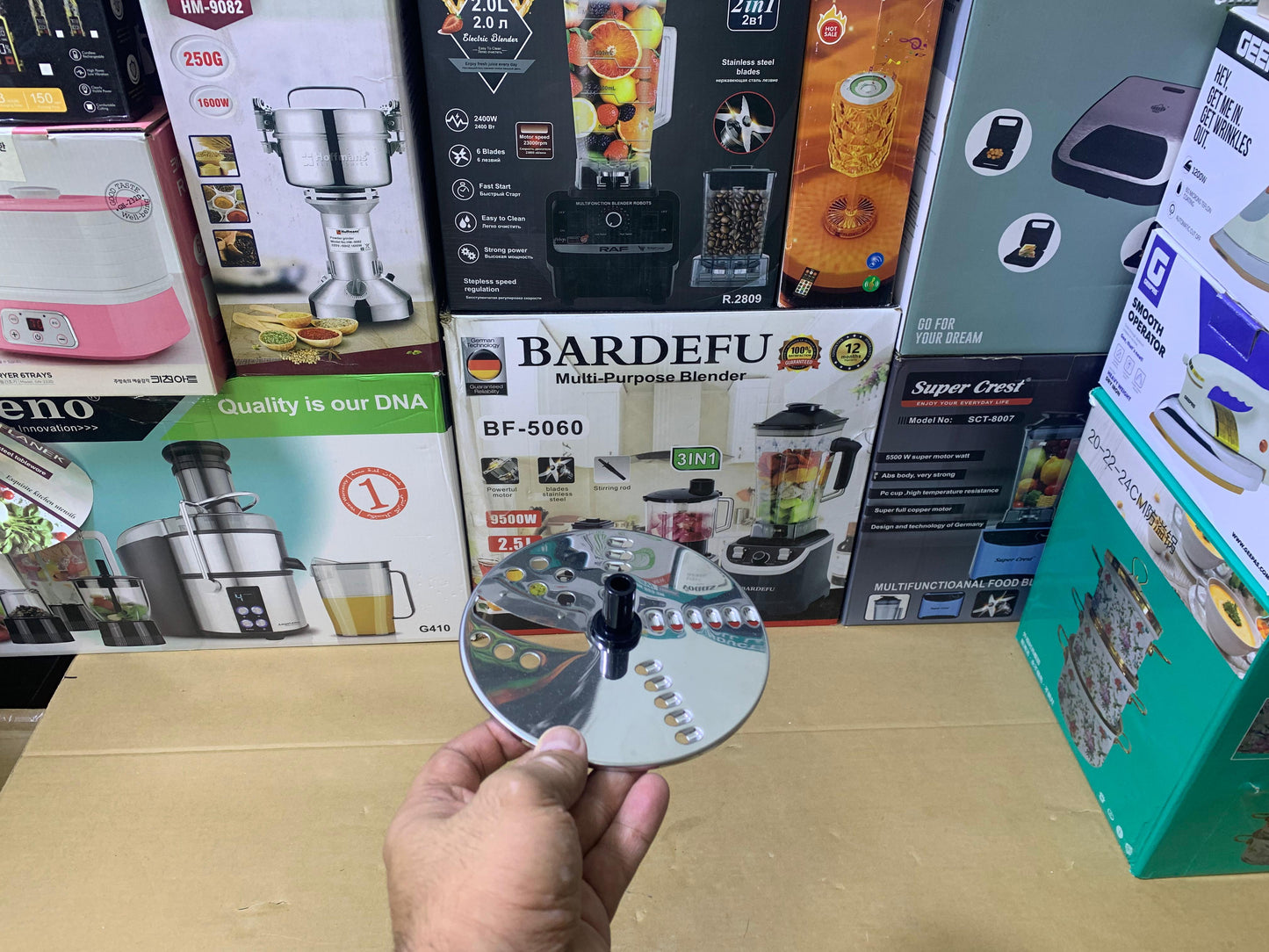 Hoffmans Electronics 5 in 1 Multifunctional Food Processor Full copper 1.5L and 1200w