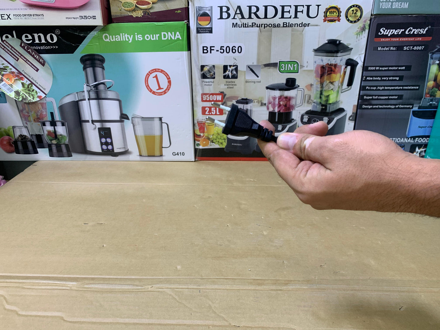 Mr Knife Hand Blender set Stainless Steel 700w