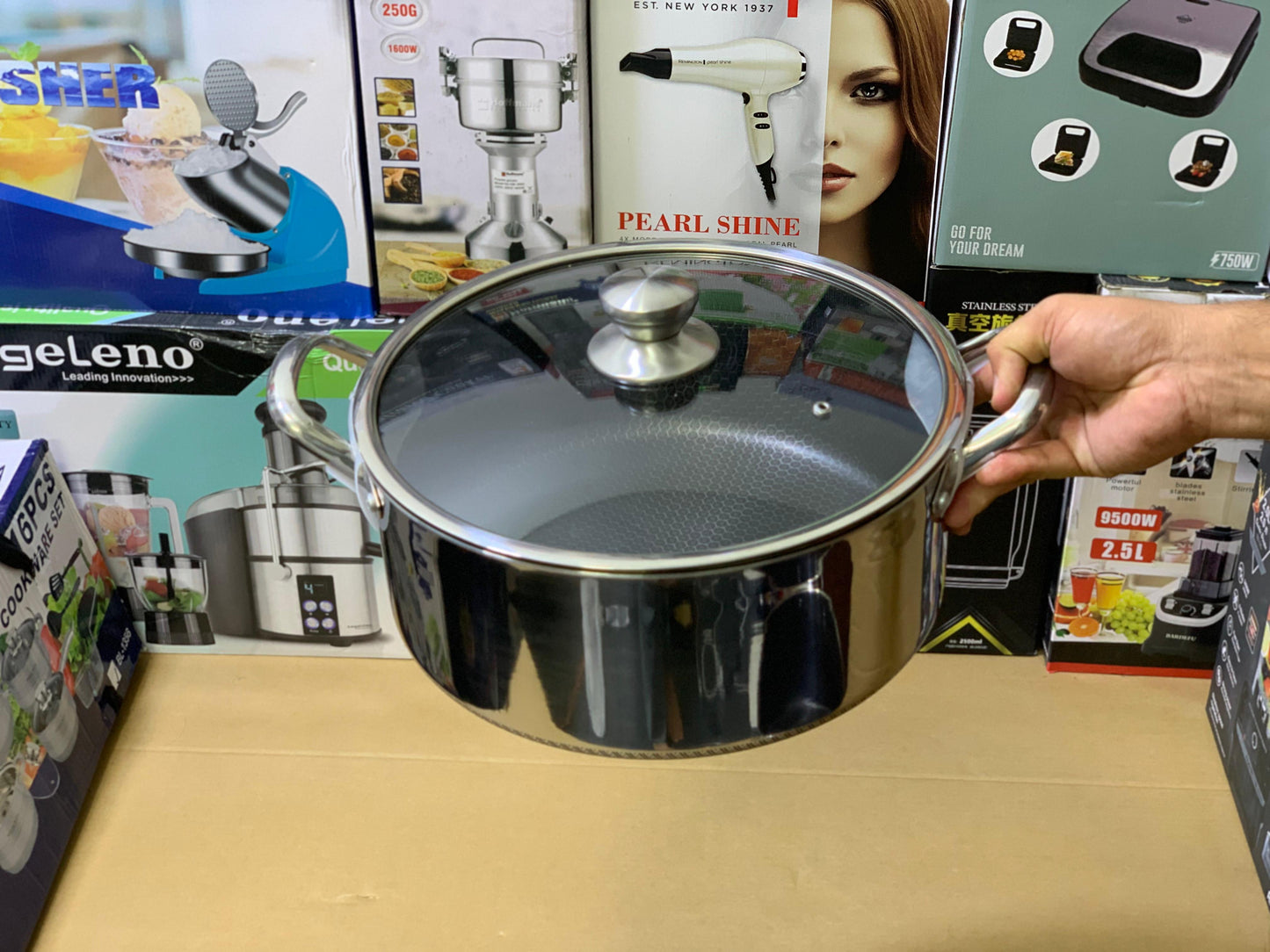 Laser Coated Deep Casserole Set