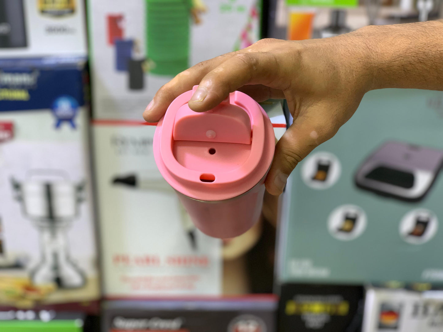 Coffee Mug Stainless Steel Vacuum Flask BYS House SUS 304 with Temperature Indicator