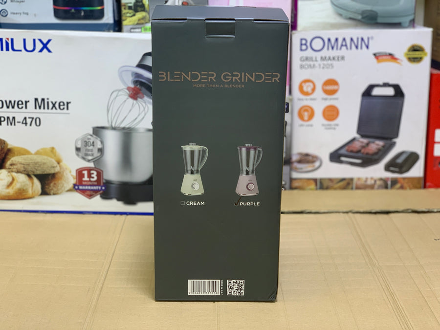 UAKEEN Electric 2 in 1 Juicer Blender and Grinder 2L and 1200w