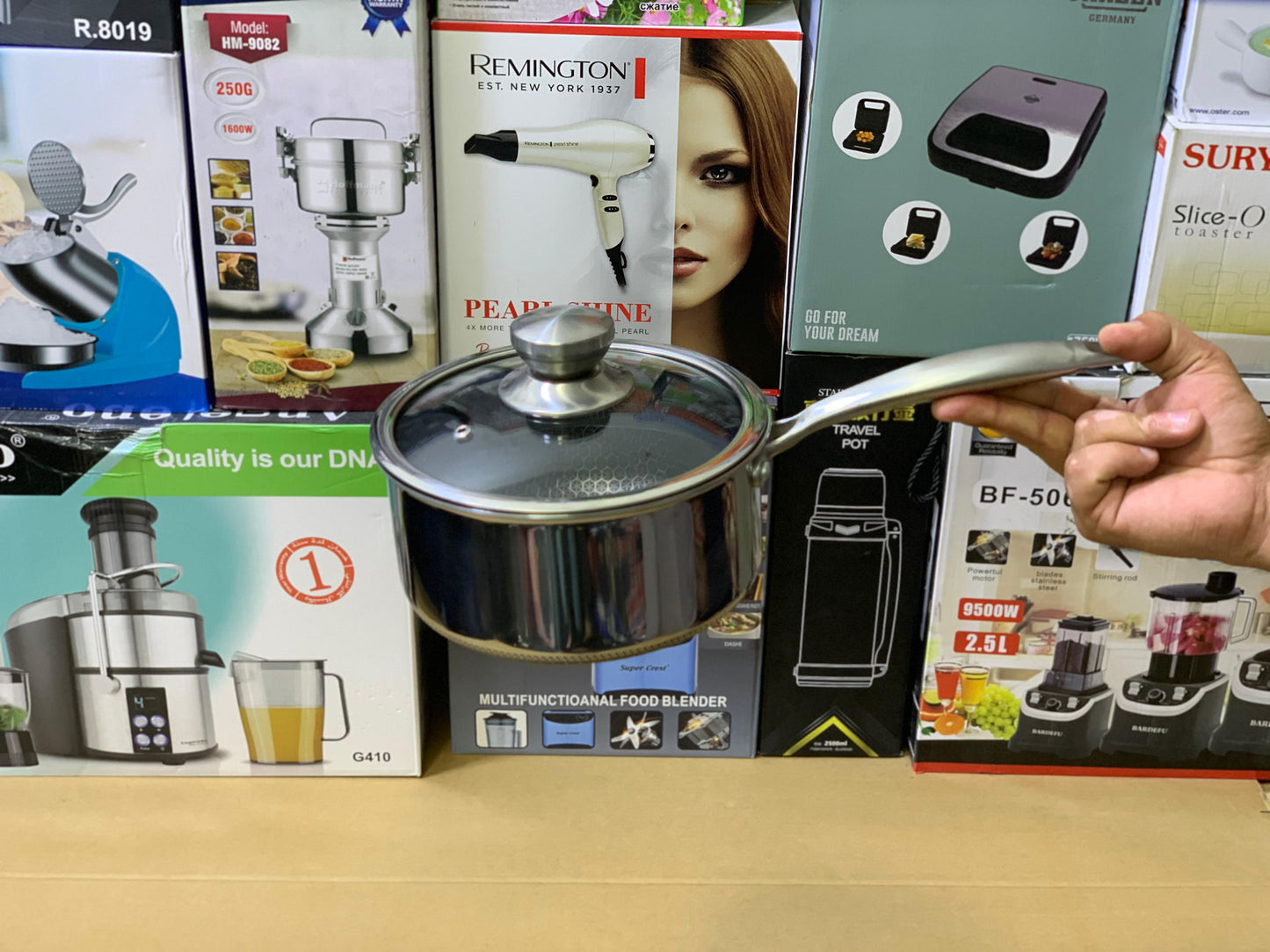 Laser Coating Sauce Pans 18cm And 20cm