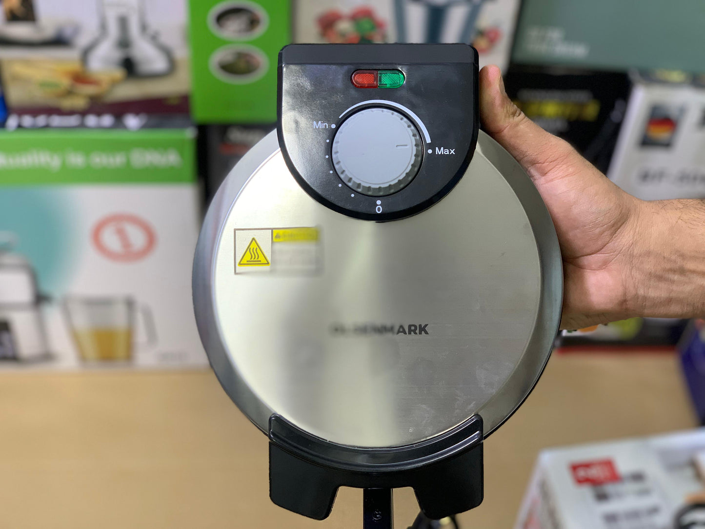 Olsen Roti Maker Non-Stick Coating Plates | |900W