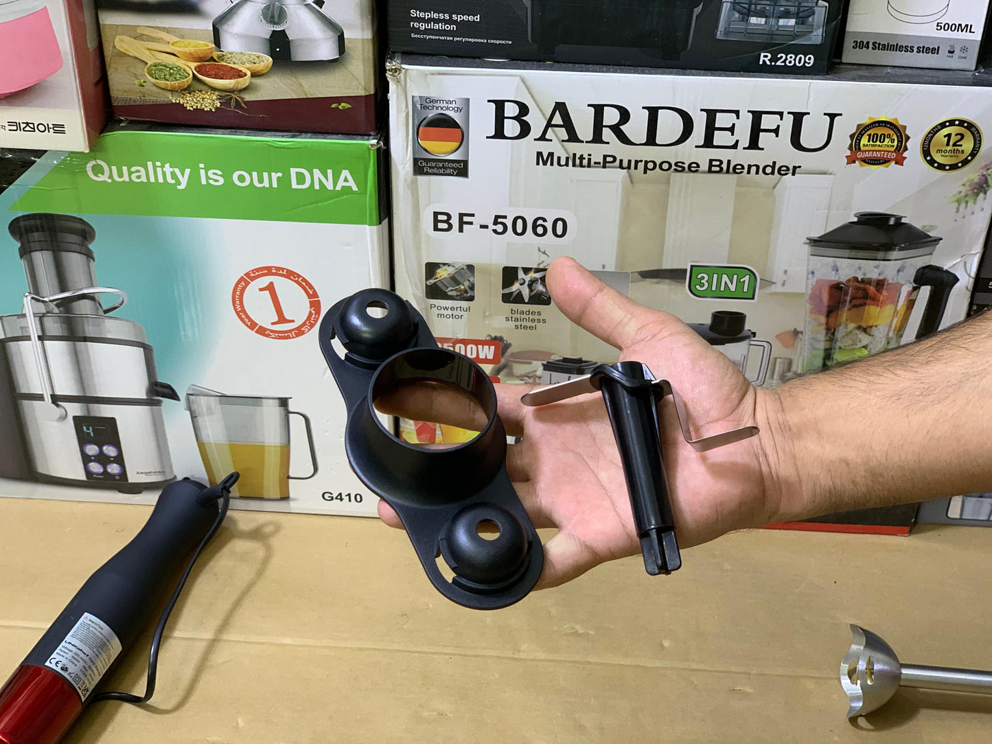 Linkchief 5 in 1 Hand Blender Set Stainless Steel