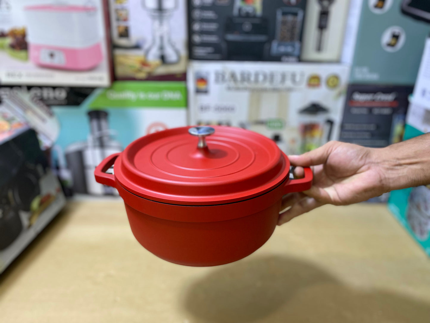 UAKEEN 7 pieces Die-Casting Aluminium Cookware Set|VK-21