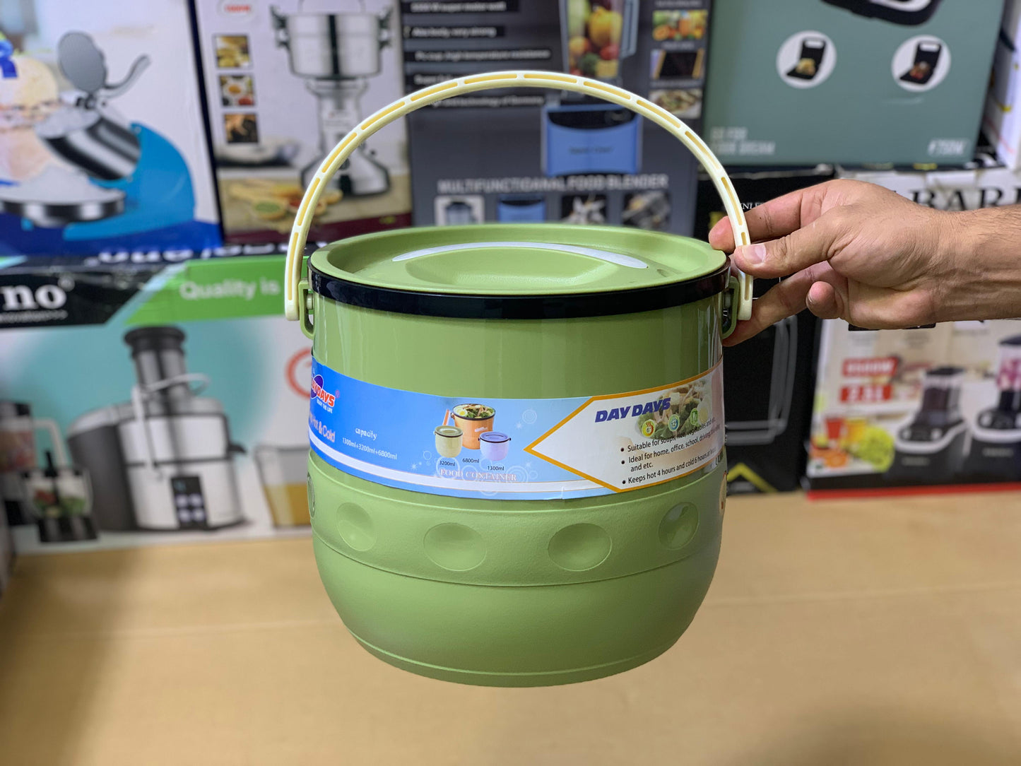 Food Container Stainless steel  1.3L 3.2L 6.8L