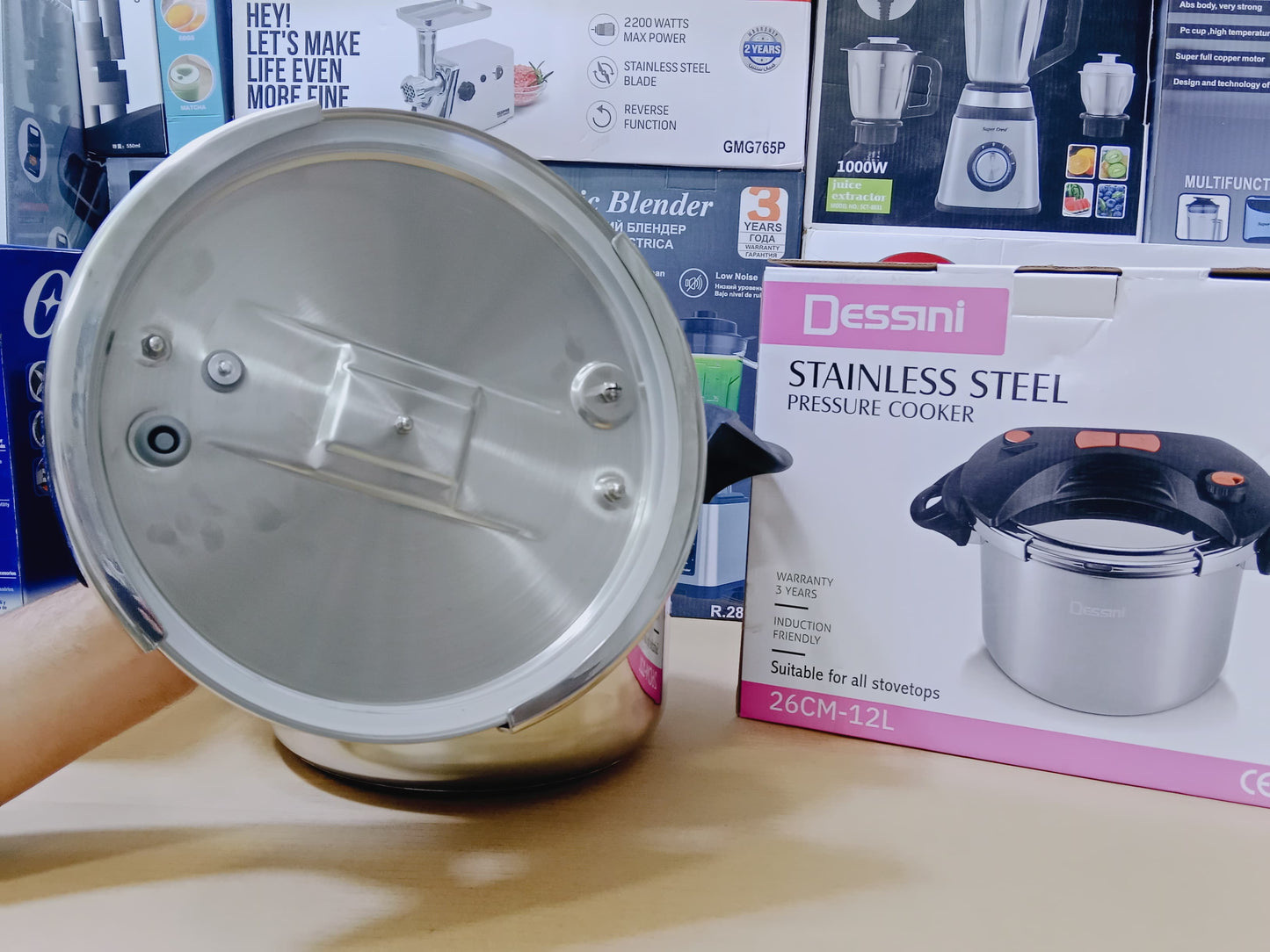 Dessini 12L Pressure Cooker Stainless steel