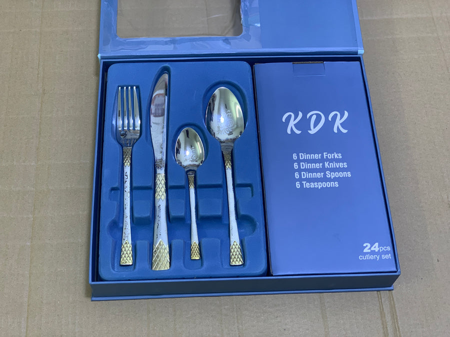 KDK 24 Pieces Luxury Finishing Cutlery Sets