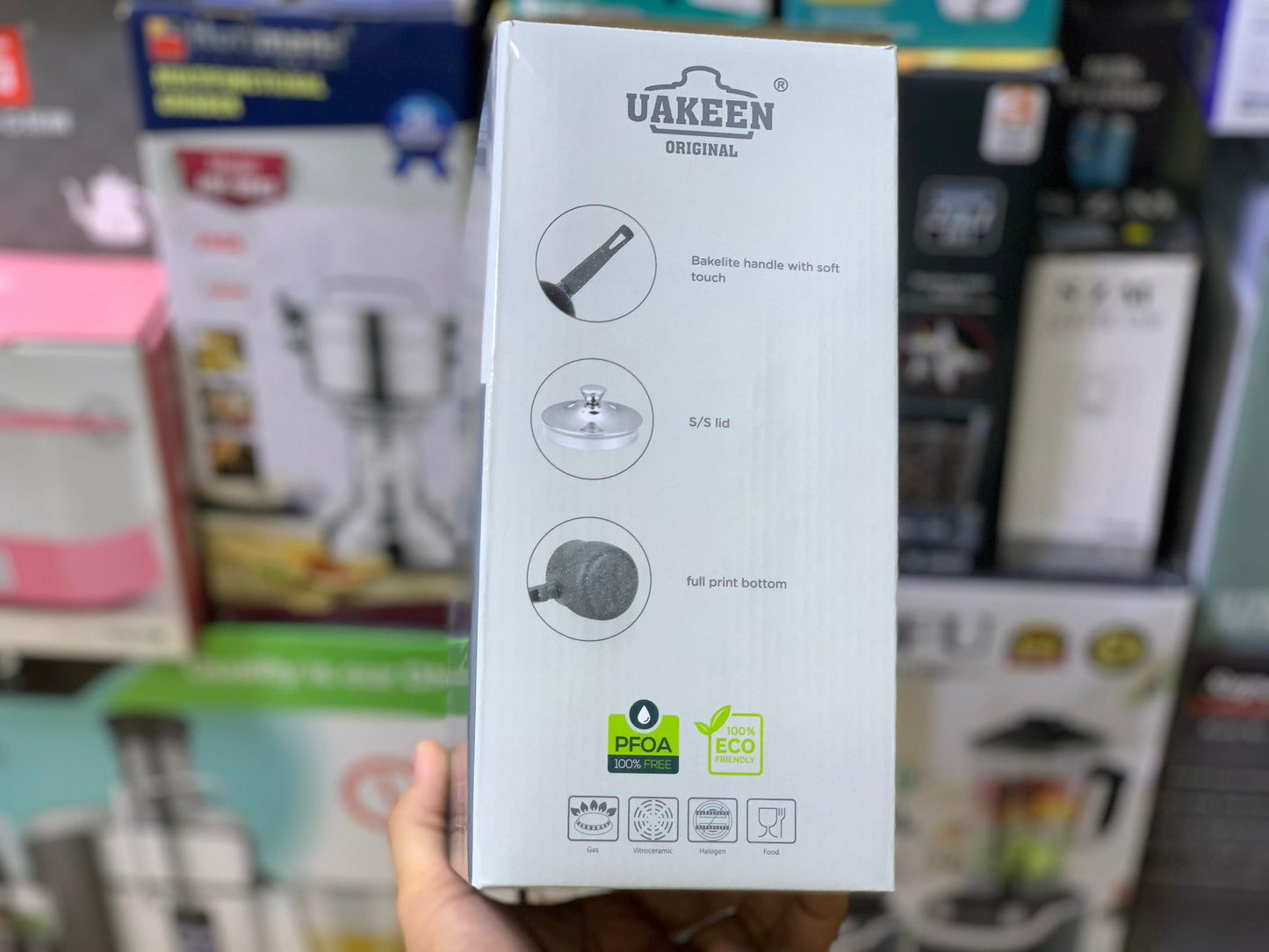 UAKEEN 3 Pieces Sauce Pans set vk-23