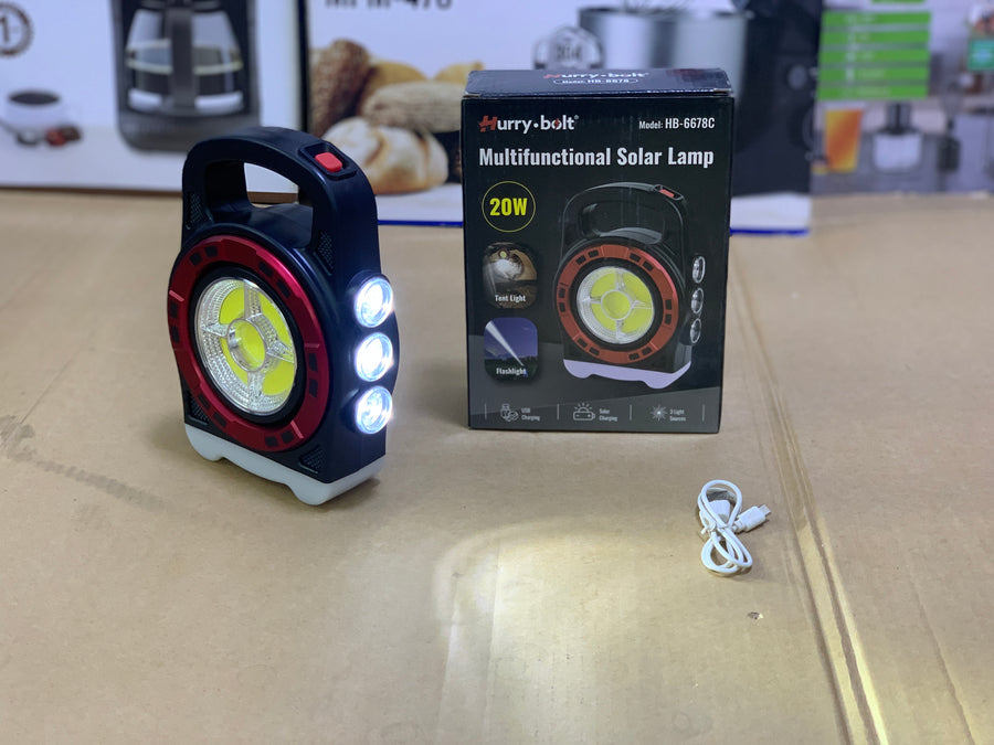 Hurry Bolt Multifunctional Solar Lamp