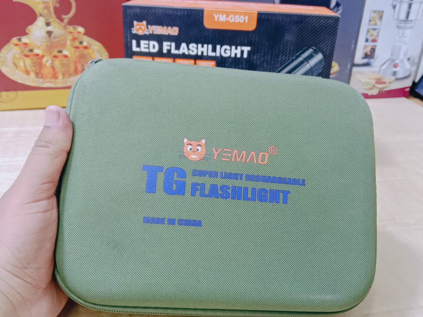 LED Flashlight Ym- G501 l Campaign Torch