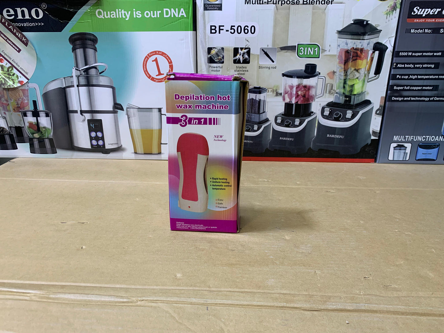 Depilation Hot Wax Machine 3 in 1 Refillable