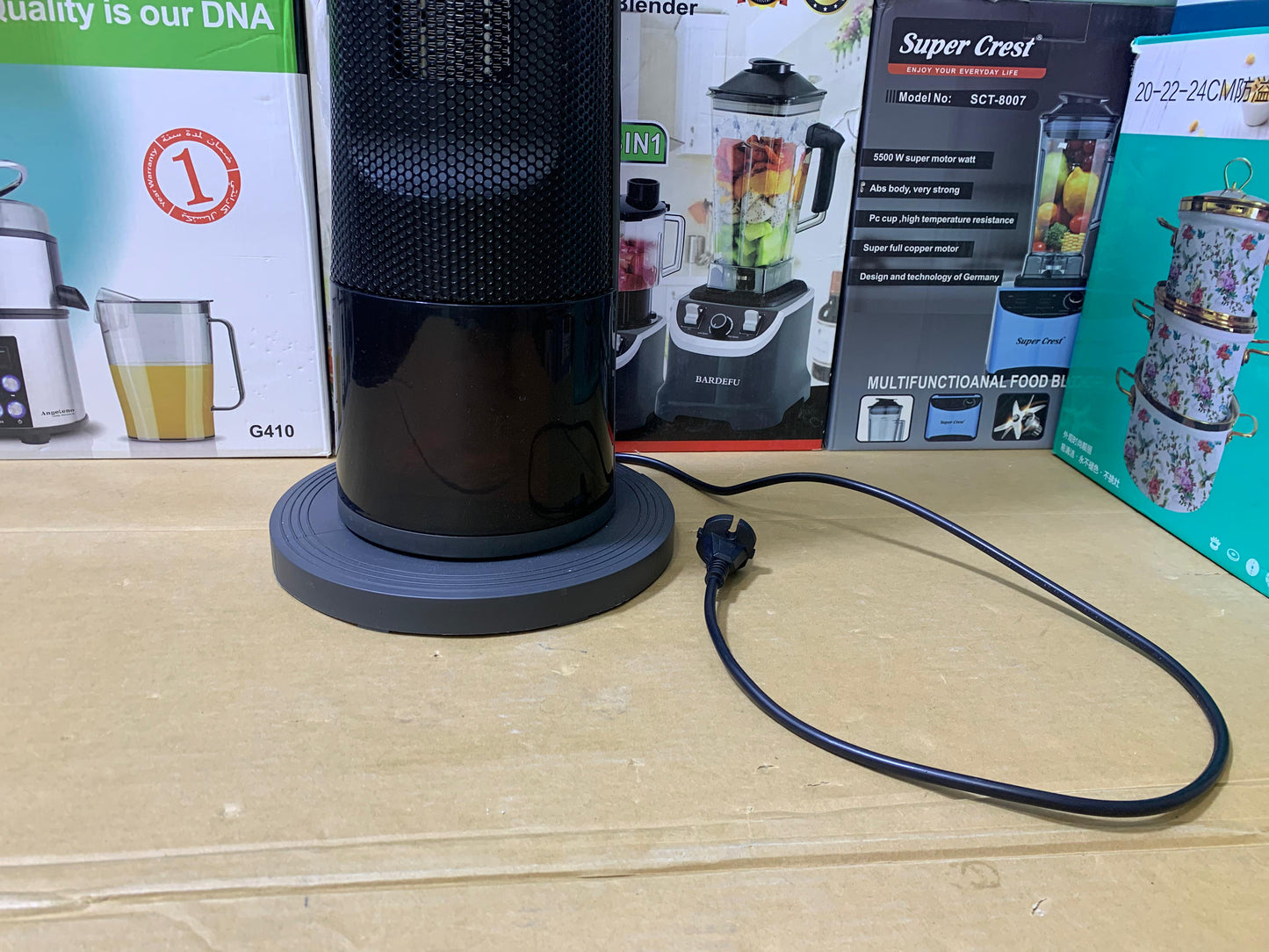 Remote Control Rotating Electric Heater with humidifier 2000W