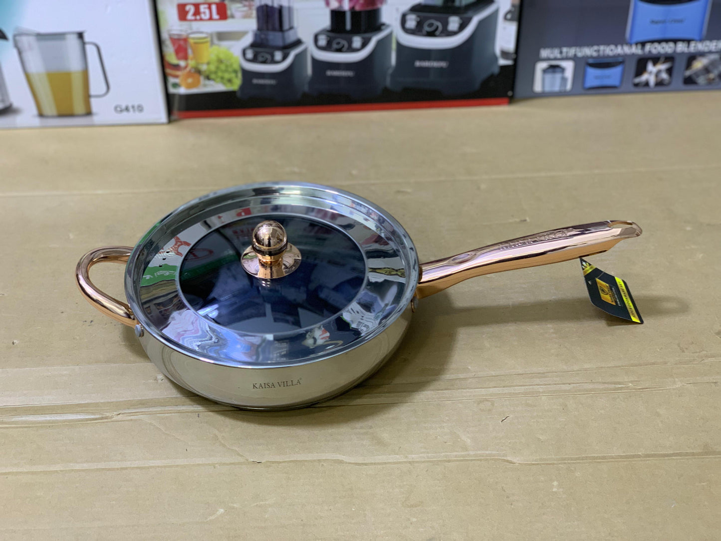 Kaisa Villa 12 Pieces Cookware set Stainless Steel